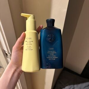 Oribe SET - Hair Alchemy Heatless Styling Balm and Priming Lotion Leave-in